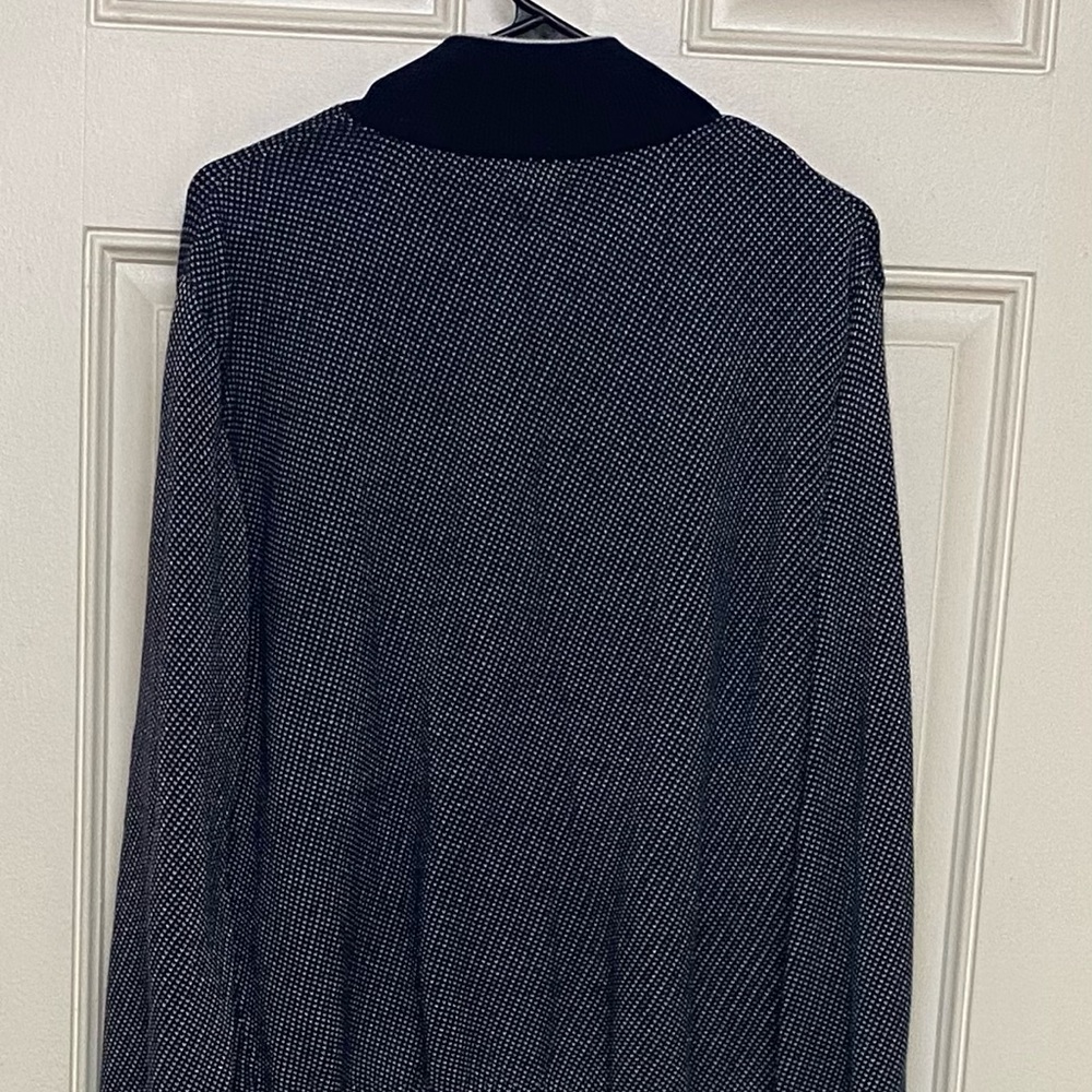 M Maus & Hoffman Mens Black
Houndstooth Pima Cotton 1/4 Zip
Pullover Size Medium - Picture 4 of 11